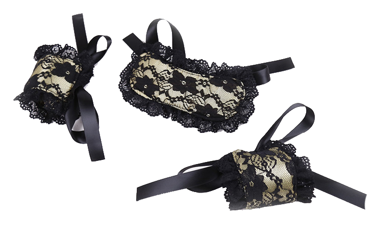 Lingerie Blindfold & Cuff Set
