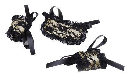 Lingerie Blindfold & Cuff Set